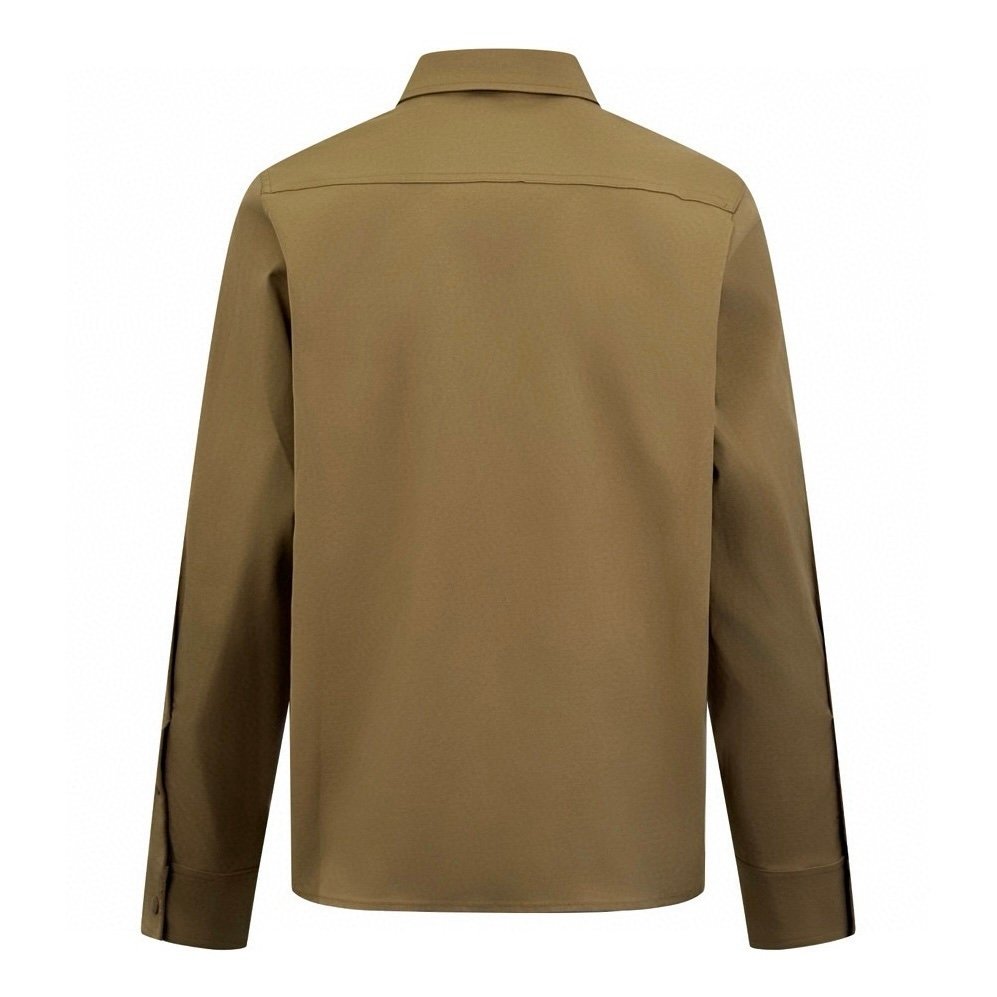 Moncler Brown Stretch-Cotton Collared Jacket - Afbeelding 2