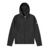Moncler Plessur Crinkle Nylon Jacket In Black