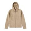 Moncler Plessur Crinkle Nylon Jacket In Beige