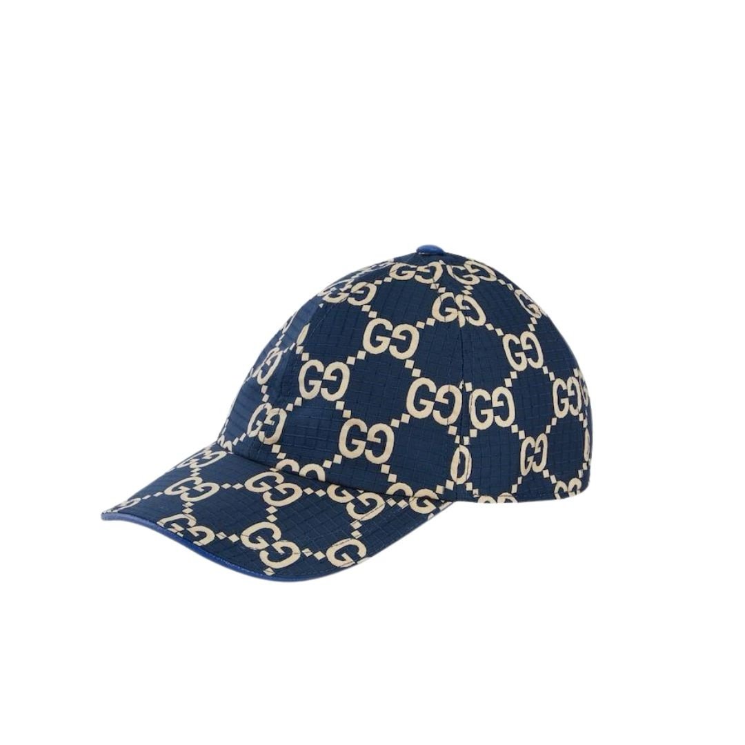 Gucci GG Ripstop Baseball Cap Blue
