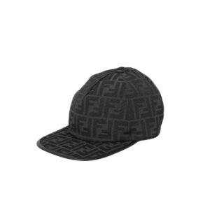 Fendi Monogram Baseball Cap Black