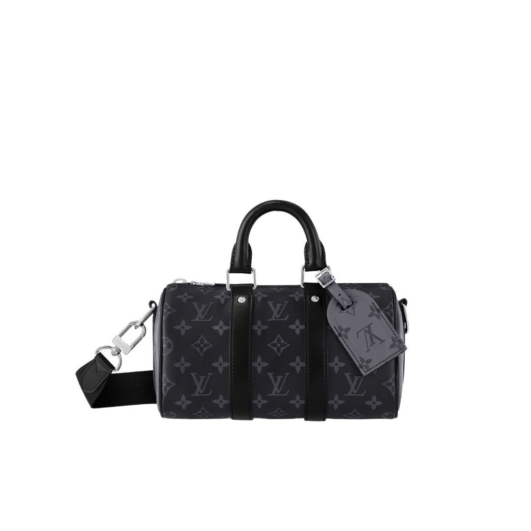 Louis Vuitton Keepall Bandouliere 25 Monogram Eclipse Bag