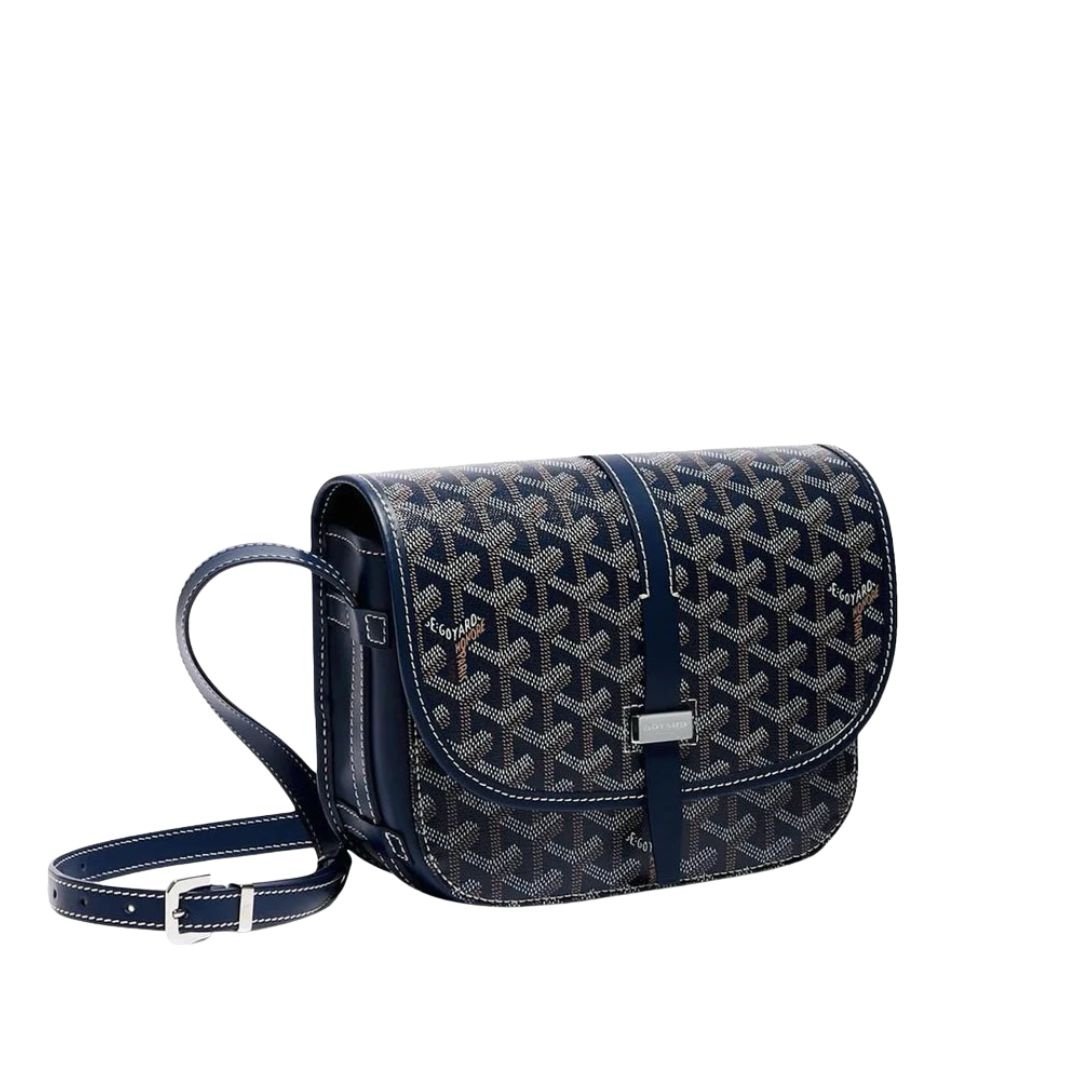 Goyard Belvedere PM Messenger Bag Navy