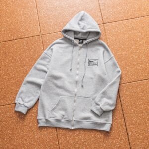 Alternative view of Stussy x Nike Zip Up Fleece Tracksuit Grey