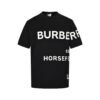 Burberry Logo Print T-Shirt In Black