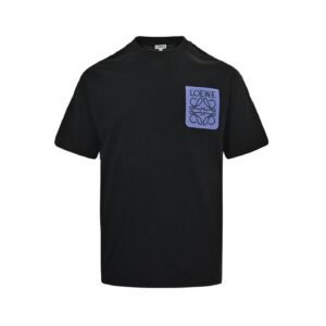 Loewe Relaxed Fit T-Shirt in Cotton Black