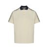 Gucci Taped White Cotton Polo Shirt