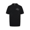Louis Vuitton Embellished Short Sleeved Cotton Shirt Black
