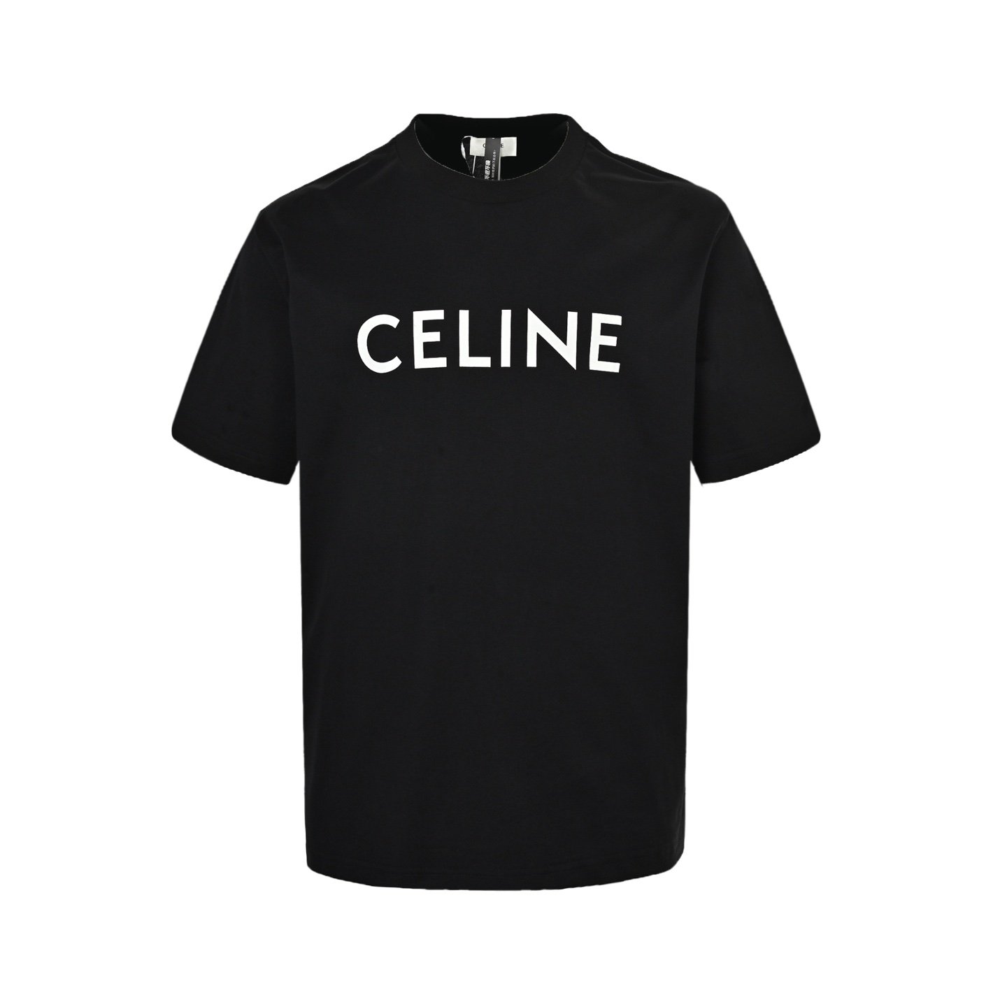 Celine Loose T-Shirt In Cotton Jersey Black