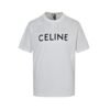 Celine Loose T-Shirt In Cotton Jersey White