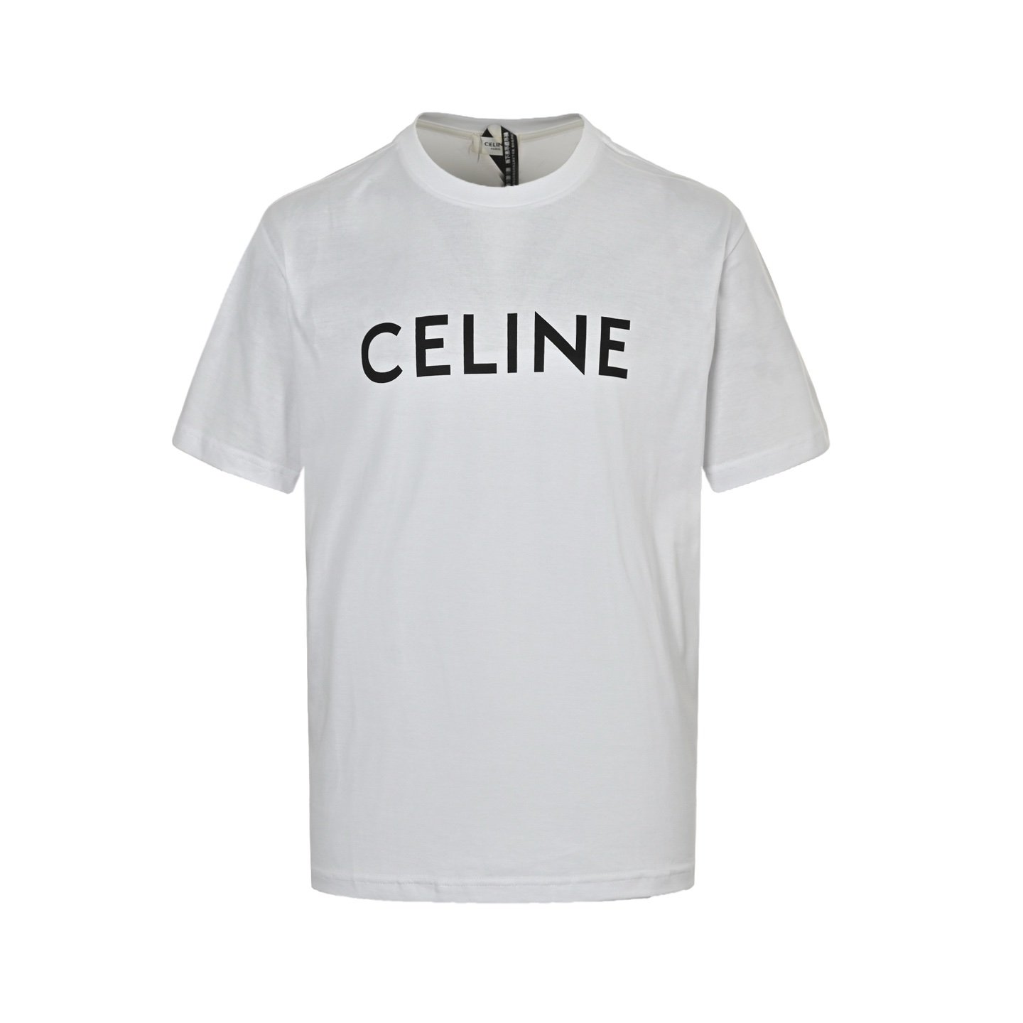 Celine Loose T-Shirt In Cotton Jersey White