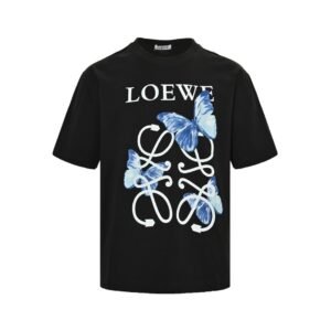 Loewe T-Shirt Black Butterfly