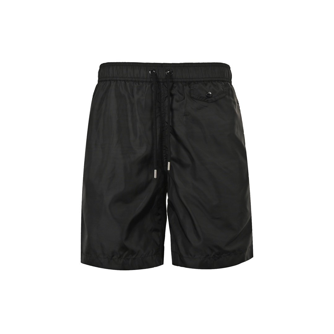 Moncler Backpocket Logo Black Swimshorts - Afbeelding 3