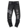 Amiri Grey Logo Jeans Black Slim Fit