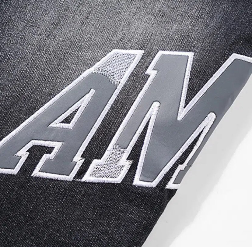 Amiri Grey Logo Jeans Black Slim Fit - Afbeelding 5