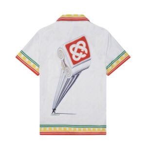 Alternative view of Casablanca Cuban Collar Summer Set White