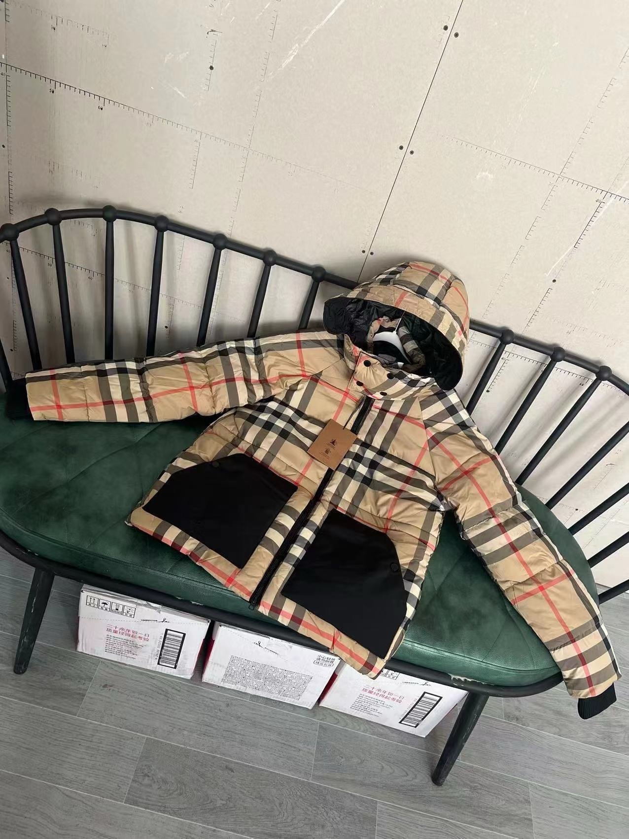 Burberry Vintage Check Padded Jacket - Afbeelding 3