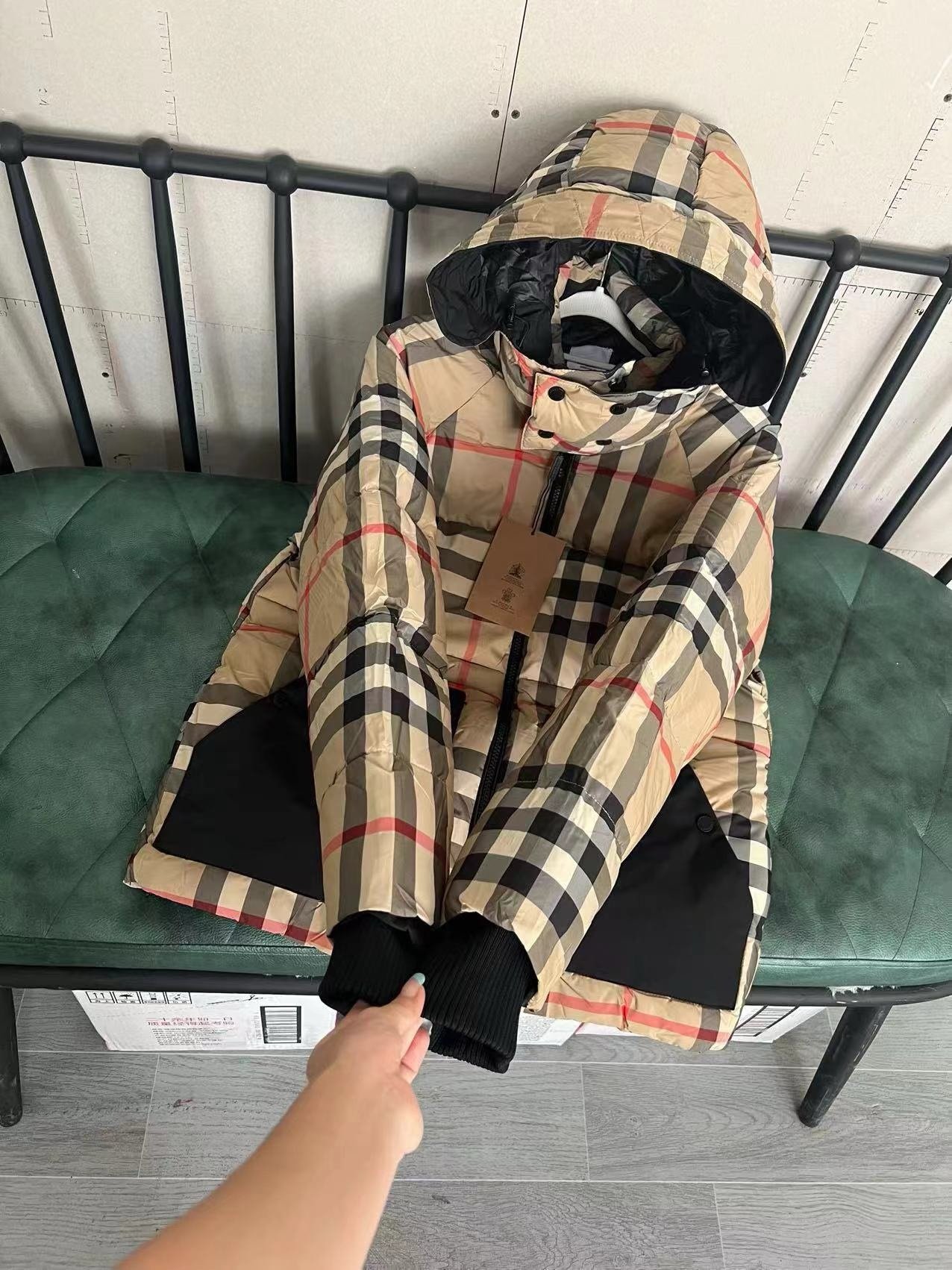 Burberry Vintage Check Padded Jacket - Afbeelding 4