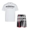 Burberry 2-Piece Summer Set White Black
