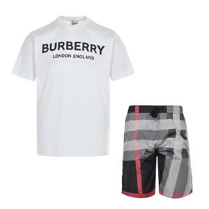 Burberry 2-Piece Summer Set White Black
