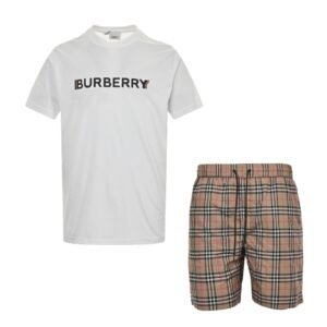 Burberry 2-Piece Summer Set  White Beige