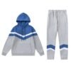 Trapstar V-Stripe Tracksuit Blue Grey