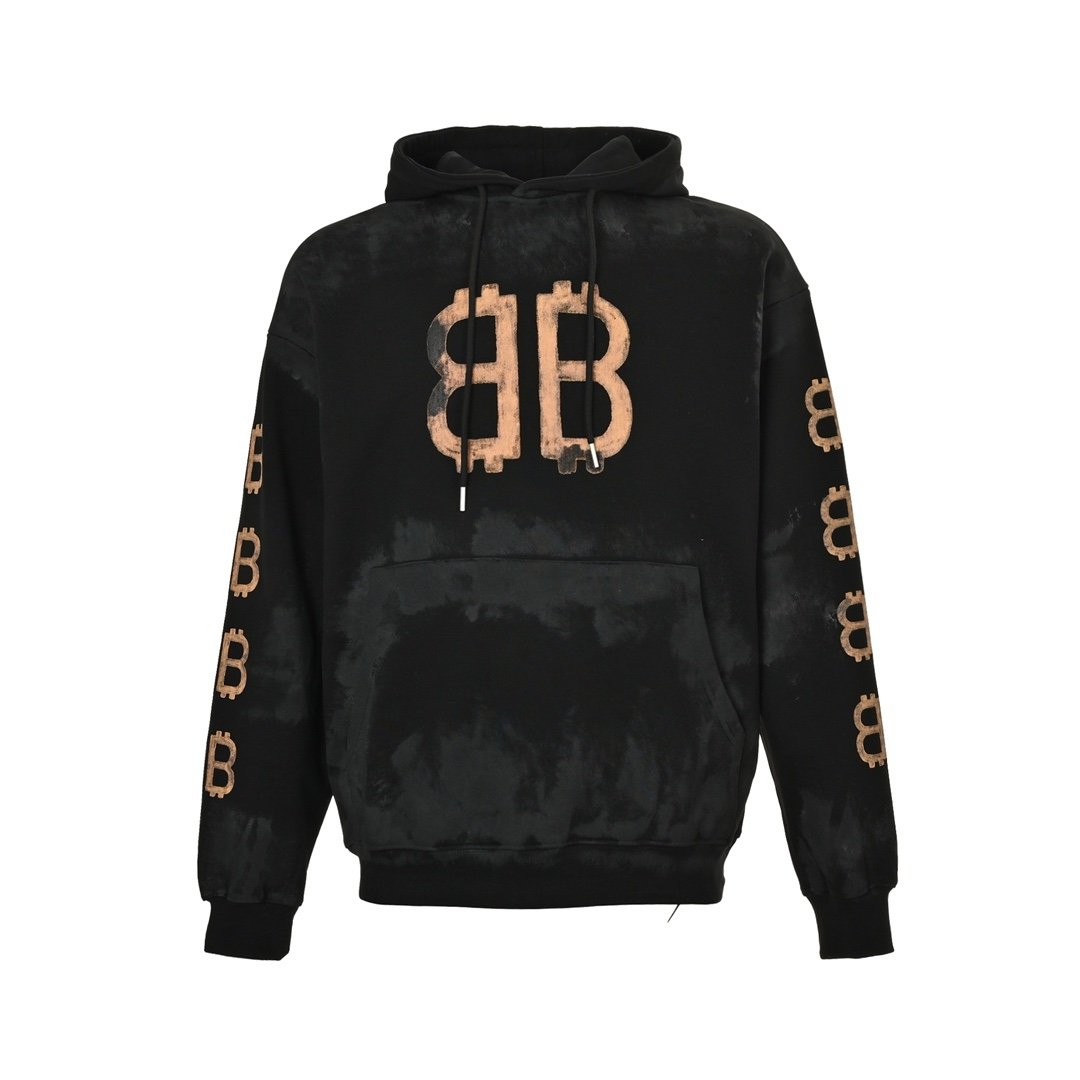 Balenciaga Crypto BB Print Hoodie
