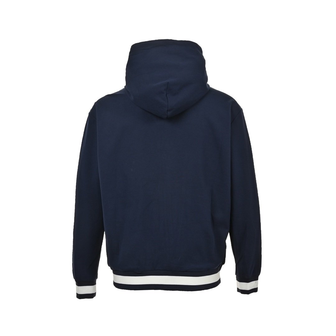 Gucci Technical Jersey Zipped Hoodie Navy - Afbeelding 3