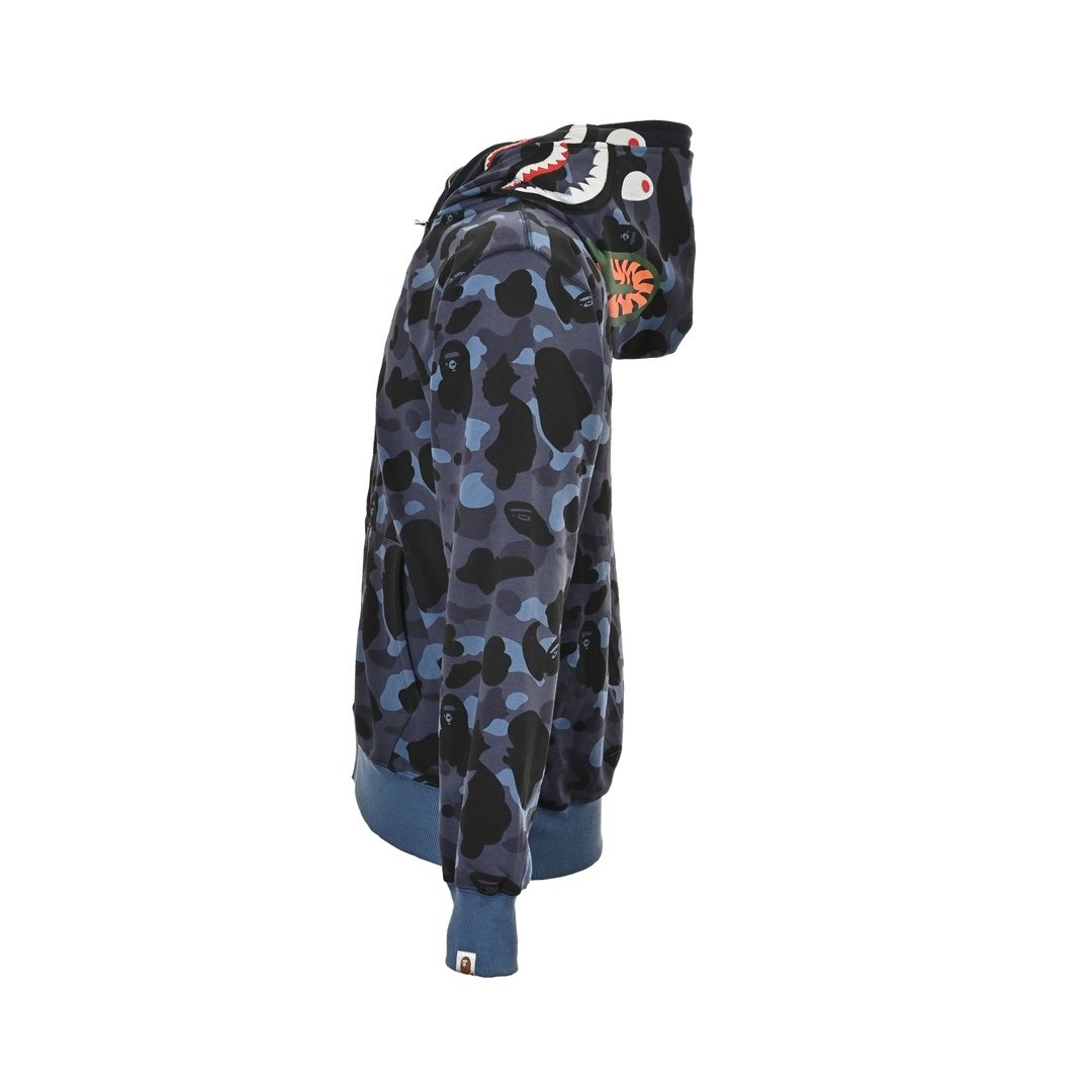 Bape Bathing Ape Colour Zipped Hoodie Blue - Afbeelding 2