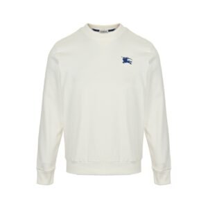 Burberry EKD Cotton White Sweater