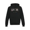Dior Floral Hoodie Black