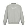 Dior Couture Logo Knit Sweater Grey