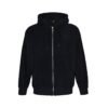 Fendi Zipped Hoodie Fabric Blue