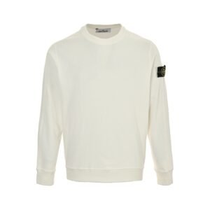 Stone Island Logo Sweater White