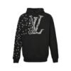 Louis Vuitton Planes Printed Hoodie Black