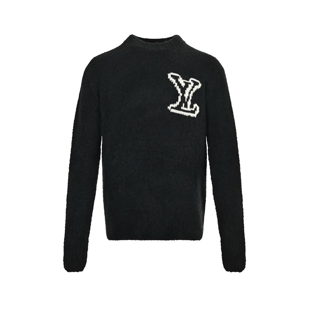 Louis Vuitton LV Intarsia Sweater Black