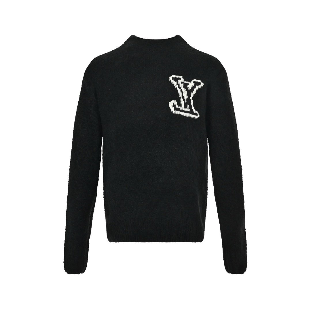 Louis Vuitton LV Intarsia Sweater Black - Afbeelding 3