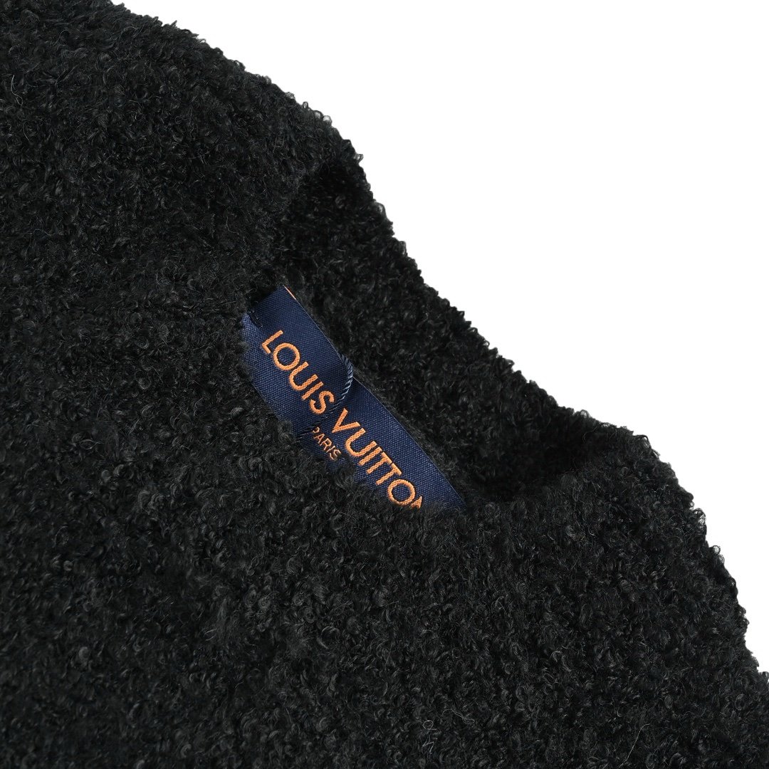 Louis Vuitton LV Intarsia Sweater Black - Afbeelding 4