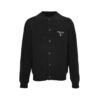 Prada Knitted Wool Cardigan Black