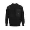 Prada Girocolla Patch-Detailed Knitted Sweater