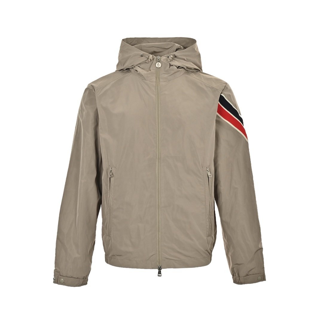 Moncler Taup Clout Hooded Windbreaker