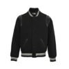 Saint Laurent Wolblend Bomber Jack Black