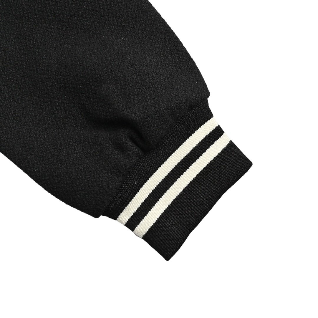 Saint Laurent Wolblend Bomber Jack Black - Afbeelding 5