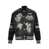 Louis Vuitton Varsity Blouson Black Leather