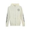 Chrome Hearts Horseshoe Logo Zip Up White