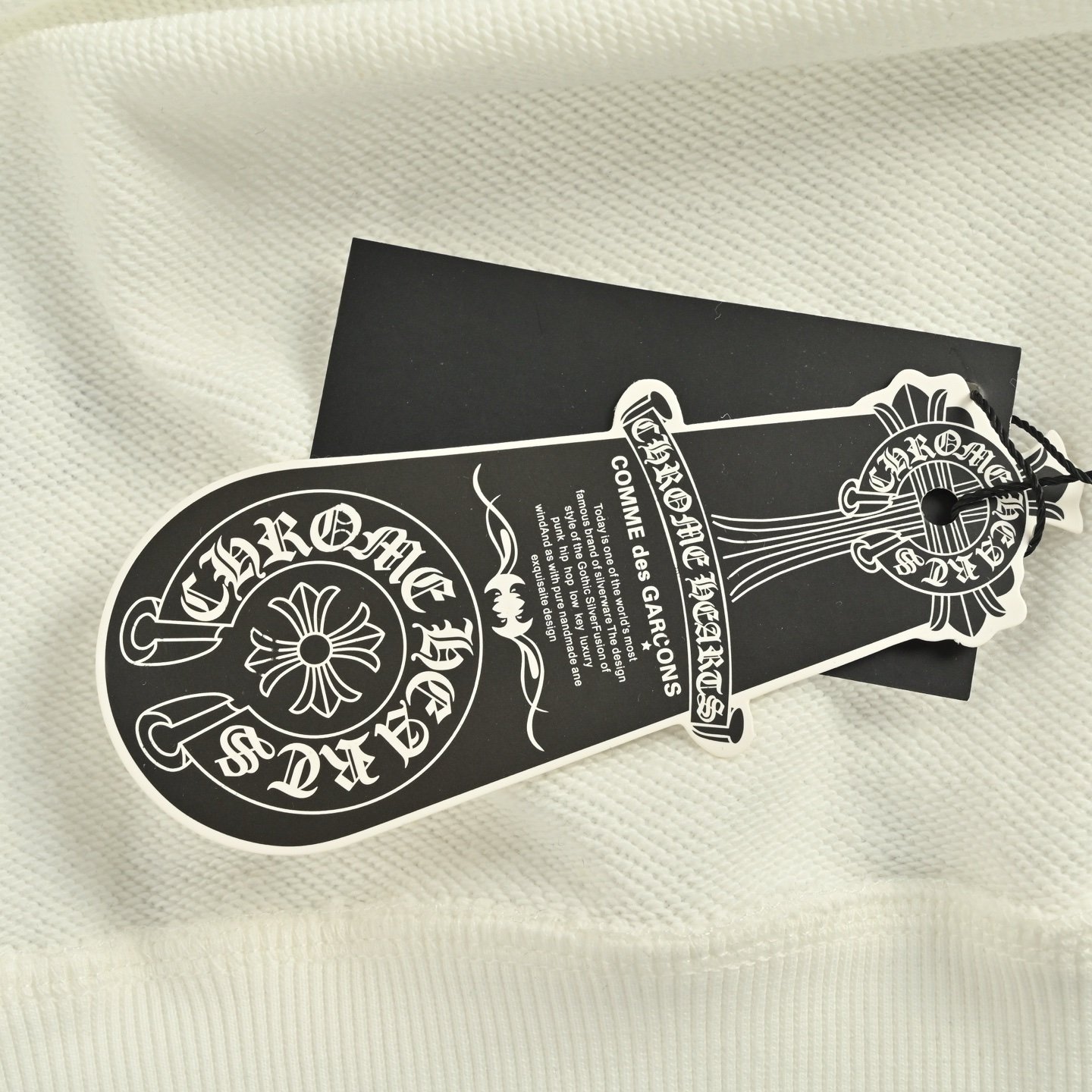 Chrome Hearts Horseshoe Logo Zip Up White - Afbeelding 5