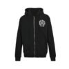 Chrome Hearts Horseshoe Logo Zip Up Black