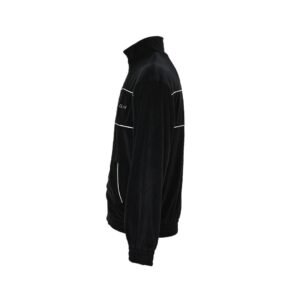 Alternative view of Celine Black Logo Embroidered Corduroy Cotton Zipped Bomber Jacket