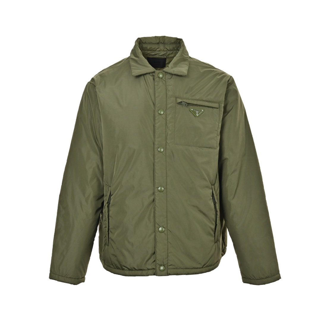 Prada Re-Nylon Jacket Green