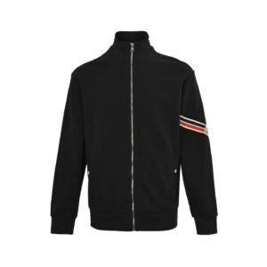 Moncler Zip Up Track Jacket Black